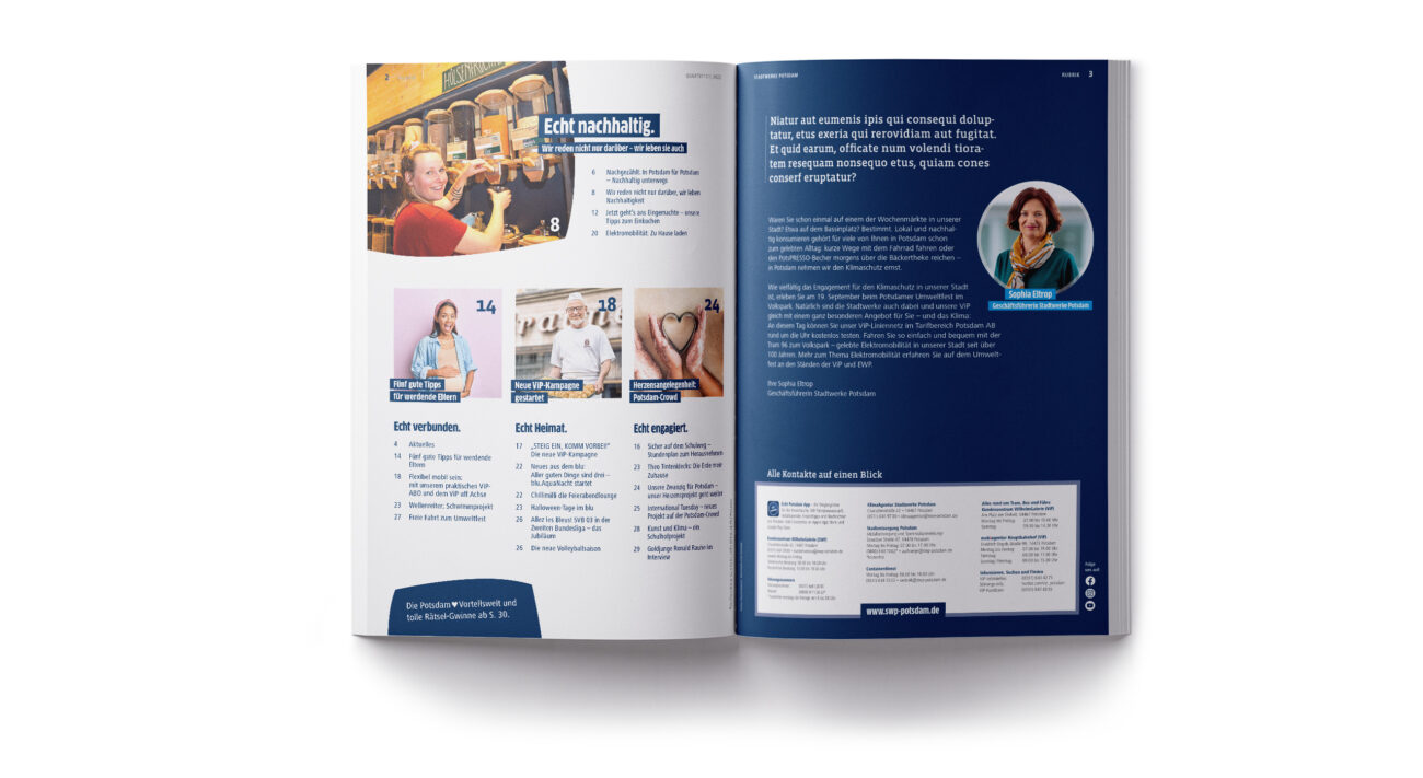 Kundenmagazin 3 Mockup Potsdam 01 Inhalt neu