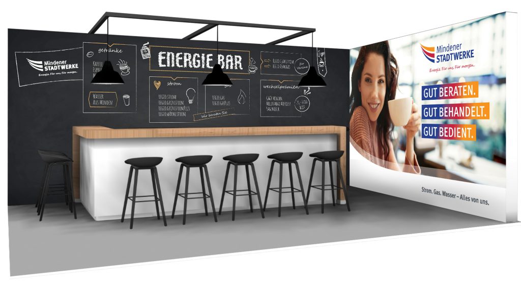 Messe 3 Die Energie-Bar – der besondere Messestand für Stadtwerke